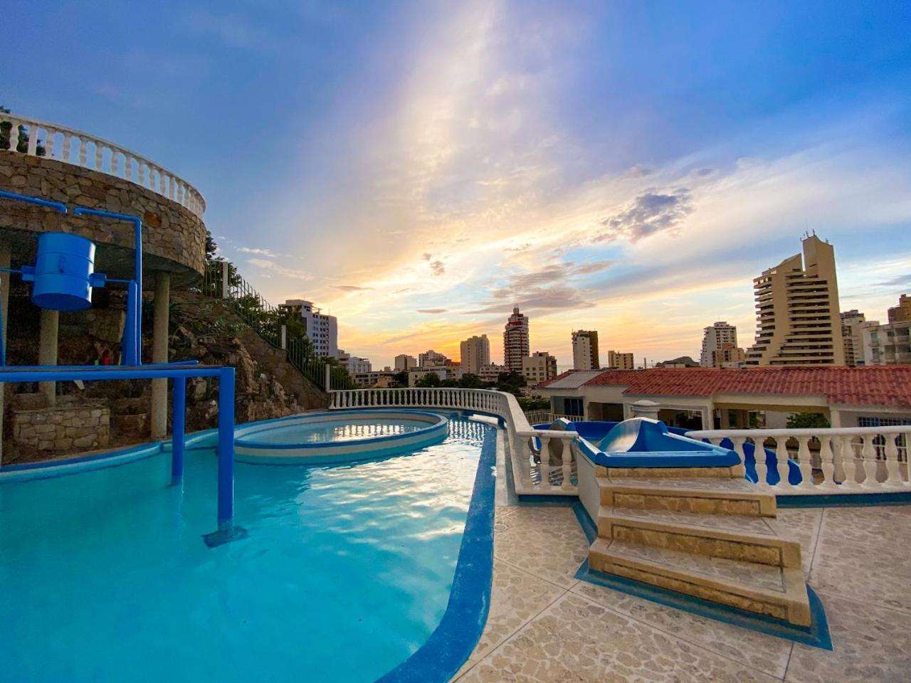 Hotel Cabanas Villa Roca, Rodadero Санта-Марта Экстерьер фото